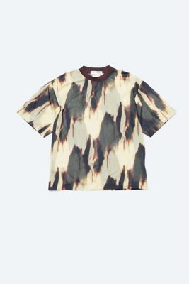 Ｓｈｅｅｒ　ｊｅｒｓｅｙ　ｐｒｉｎｔ　Ｔ－ｓｈｉｒｔ　ＴＺ２４２－ＪＫ９２１