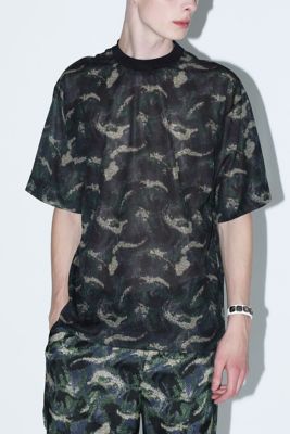 Ｓｈｅｅｒ　ｊｅｒｓｅｙ　ｐｒｉｎｔ　Ｔ－ｓｈｉｒｔ　ＴＺ２４２－ＪＫ９２１