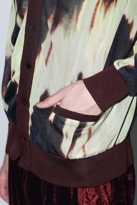 Ｓｈｅｅｒ　ｊｅｒｓｅｙ　ｐｒｉｎｔ　ｃａｒｄｉｇａｎ　ＴＺ２４２－ＪＯ９２２