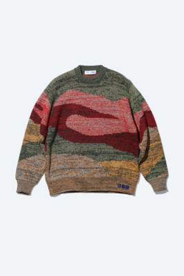 ＜TOGA＞Ｊａｃｑｕａｒｄ　ｋｎｉｔ　ｐｕｌｌｏｖｅｒ