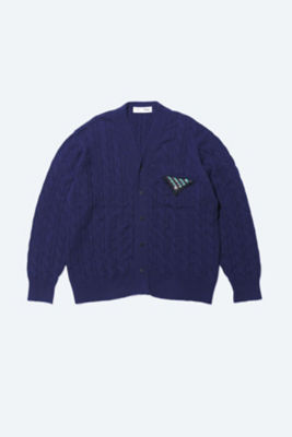 ＜TOGA＞Ｃａｂｌｅ　ｋｎｉｔ　ｃａｒｄｉｇａｎ