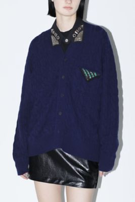 Ｃａｂｌｅ　ｋｎｉｔ　ｃａｒｄｉｇａｎ　ＴＺ２４２－ＸＯ９０４