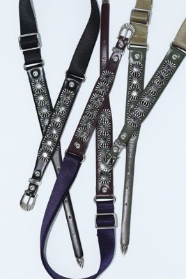 新作【TOGA】Concho leather belt TOGA TOO/トーガトゥ】Concho leather belt/コンチョレザー
