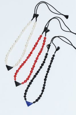 Ｔｒｉａｎｇｌｅ　ｐｅａｒｌ　ｎｅｃｋｌａｃｅ　ＴＺ２５１－ＡＫ９６５
