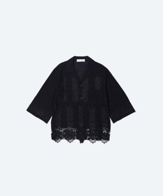 Ｅｍｂｒｏｉｄｅｒｙ　ｌａｃｅ　Ｓ／Ｓ　ｓｈｉｒｔ　ＴＺ２５１ーＦＪ８０５