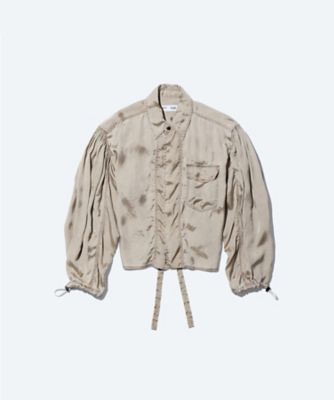 ＜TOGA＞Ｃｕｐｒａ　ｐｉｇｍｅｎｔ　ｄｙｅｄ　ｓｈｉｒｔ　ＴＺ２５１ーＦＪ８１８