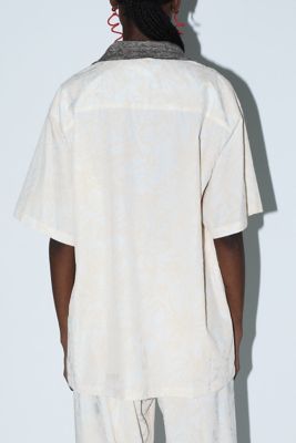 Ｆｌｏｃｋｙ　ｐｒｉｎｔ　Ｓ／Ｓ　ｓｈｉｒｔ　ＴＺ２５１－ＦＪ９１１