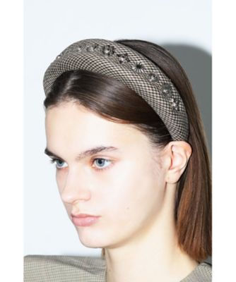 TOGA ヘアバンド　箱付き Leather braid headband TZ252ー