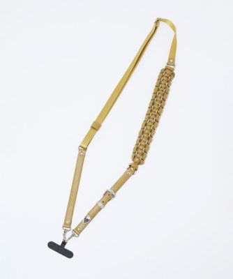 TOGA/トーガ Ｌｅａｔｈｅｒ　ｂｒａｉｄ　ｐｈｏｎｅ　ｓｔｒａｐ　ＴＺ２５２ーＡＫ９１２