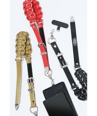 Ｌｅａｔｈｅｒ　ｂｒａｉｄ　ｐｈｏｎｅ　ｈａｎｄｌｅ　ｓｔｒａｐ　ＴＺ２５２ーＡＫ９１３