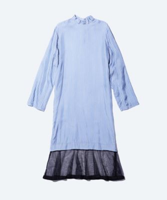 TOGA/トーガ Cupra stripe dress TZ252ーFH988 11L.BLUE ワンピース・ドレス【三越伊勢丹/公式】