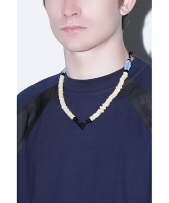 Triangle beads necklace TZ261ー