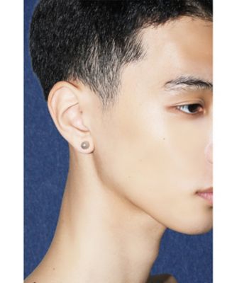 Metal pierced earring SILVER TZ261ー