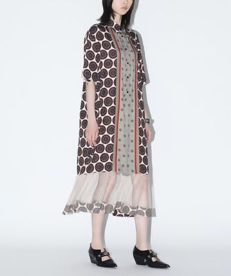 Inner print dress TZ261ーFH963 | TOGA