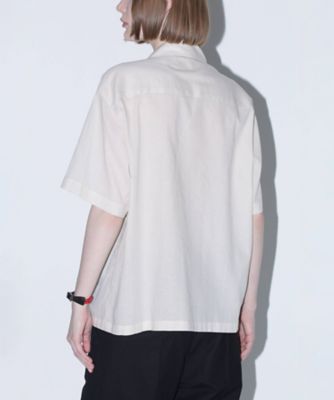 Plain weave metal S／S shirt TZ261ー