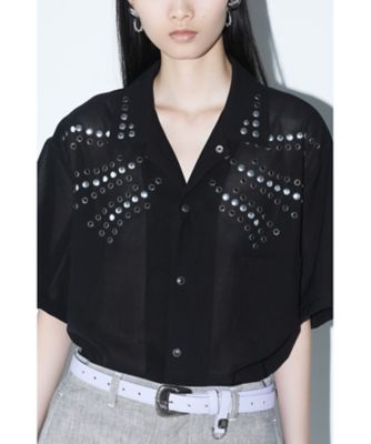 MM6  STUDS SHIRT シャツ ジャケット ピンク スタッズ toga Studs S／S shirts TZ261ーFJ987 | TOGA