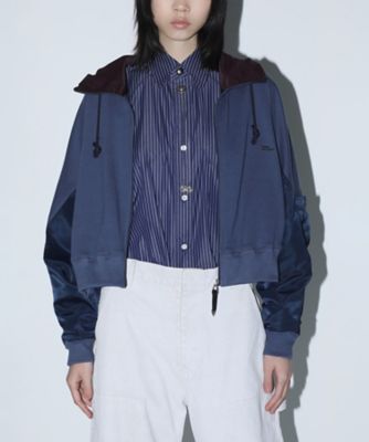 Cotton nylon sweatshirt TZ261ー