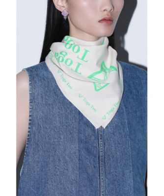 TOGA TOO メタルパーツ付き スカーフ バンダナ　ネクタイ TOGA TOO メタルパーツ付き スカーフ バンダナ ネクタイ TOGA（トーガ