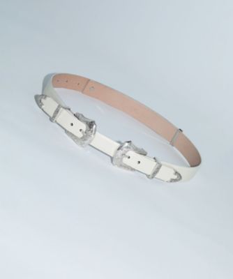 Double buckle belt TZ262ーAH961 | TOGA