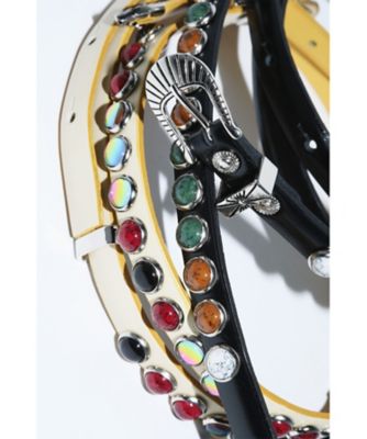 Stone leather belt TZ262ーAH968 | TOGA