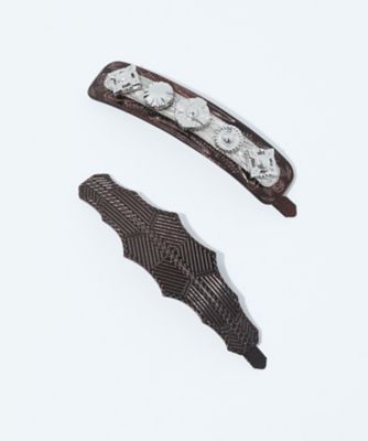 RHODIUM CHAIN HAIR PIN LLーA31ー986