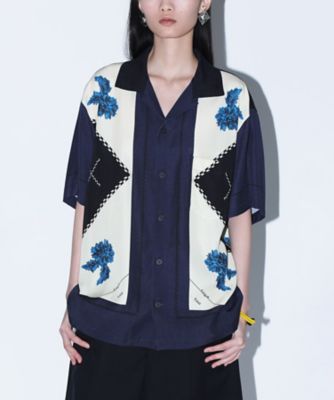 Inner print short sleeve shirt