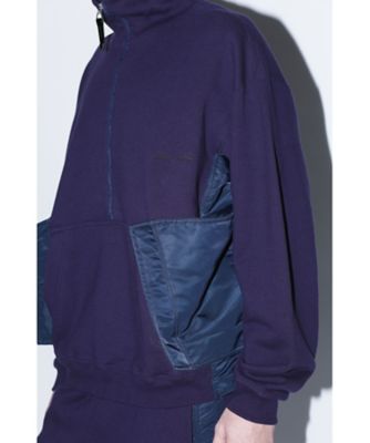 Cotton halfーzip pullover TZ262ー