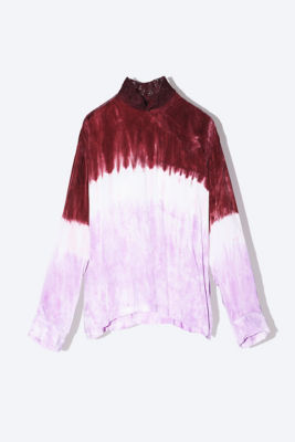 Ｉｎｎｅｒ ｔｉｅ ｄｙｅ ｓｔａｎｄ ｃｏｌｌａｒ ｓｈｉｒｔ