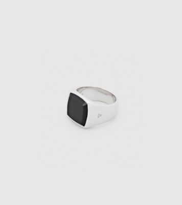 リング　Ｃｕｓｈｉｏｎ　Ｂｌａｃｋ　Ｏｎｙｘ