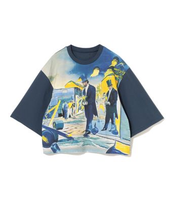 ＜UNDERCOVER (Women)＞フロントプリントワイドショートＴシャツ