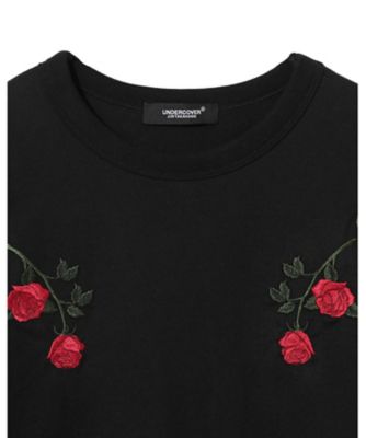 コットンワイドショートＴシャツ　ＦＬＯＷＥＲ　ＵＣ１Ｅ８８０６ー１