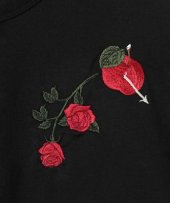 コットンワイドショートＴシャツ　ＦＬＯＷＥＲ　ＵＣ１Ｅ８８０６ー１