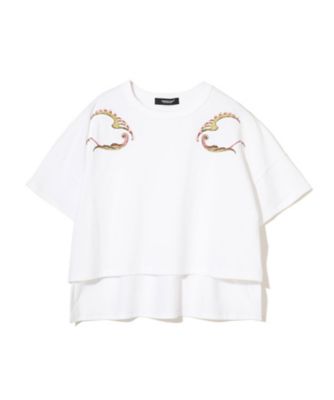 コットンワイドショートＴシャツ　ＢＯＴＡＮＩＣＡＬ　ＵＣ１Ｅ８８０６ー２