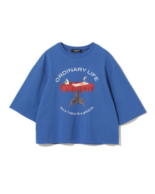 【アンダーカバー】コットンワイドフレアカットソー コットンワイドショートTシャツ | UNDERCOVER (Women)/アンダー