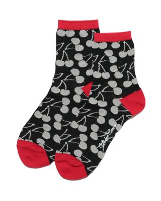 UNDERCOVER (Women)/アンダーカバー 総柄ソックス Cherry BLACK BASE 靴下【三越伊勢丹/公式】