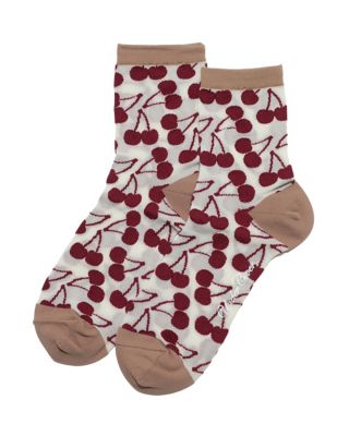 UNDERCOVER (Women)/アンダーカバー 総柄ソックス Cherry(伊勢丹別注) OFF WHITE BASE 靴下【三越伊勢丹/公式】
