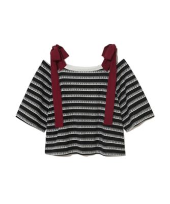 総柄ショート丈カットソー UP1F1811ー1 | UNDERCOVER Pre 