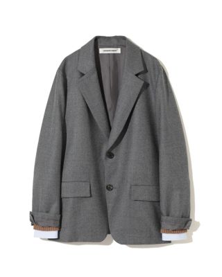 アンダーカバー 分かた UNDERCOVER ウールのロングシャツジャケット 