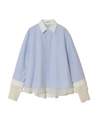 ＜UNDERCOVER Pre Collection (Women)＞ストライプ柄コットンフレアシャツ