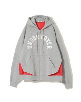 コットン裏起毛ジップアップパーカー | UNDERCOVER Pre Collection 