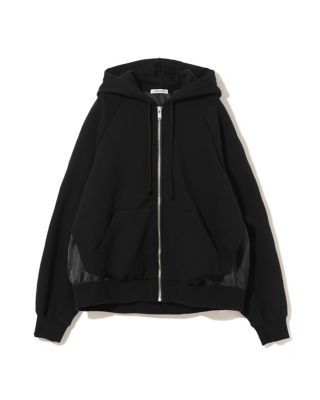 コットン裏起毛ジップアップパーカー