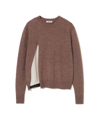 Undercover UNDERCOVER Pre Collection (Women)/アンダーカバー プレ コレクション ニットプルオーバー UP2F1902 B TOP BROWN トップス【三越伊勢丹/公式】
