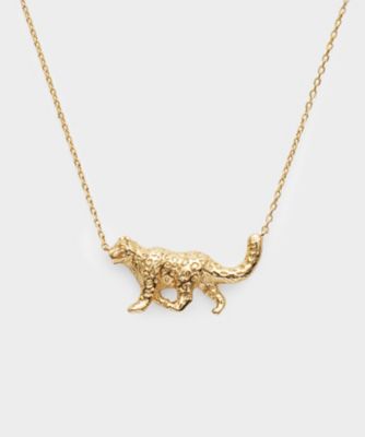 ＜VENDOME BOUTIQUE (Women)＞旭山動物園応援企画　ユキヒョウ　ネックレス　ＶＤＪＮ５５０６４３ＹＧ