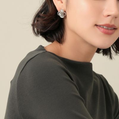 シェル ローズ ピアス VBMA4009 MP | VENDOME