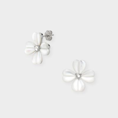 ＜VENDOME BOUTIQUE (Women)＞シェルクローバー　ピアス　ＶＢＭＡ５０６７　　ＭＰ