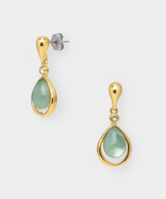 ＜VENDOME BOUTIQUE (Women)＞シェル　カラーストーン　ピアス　ＶＢＭＡ５６４１　Ｍ２
