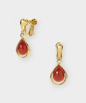 ＜VENDOME BOUTIQUE (Women)＞カーネリアン　イヤリング　ＶＢＭＥ５６４１　ＣＡ