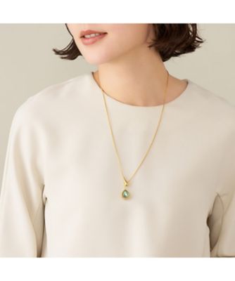 シェル カラーストーン スライドネックレス VBMN564265M2