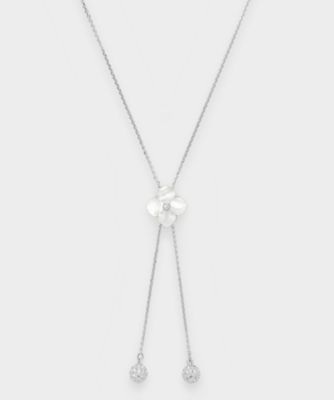＜VENDOME BOUTIQUE (Women)＞シェルフラワー　スライドネックレス　ＶＢＭＮ５６９６７０ＭＰ
