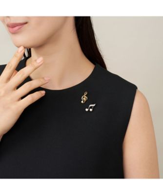 音符 ブローチ 2点セット VBMV5578 XG | VENDOME BOUTIQUE